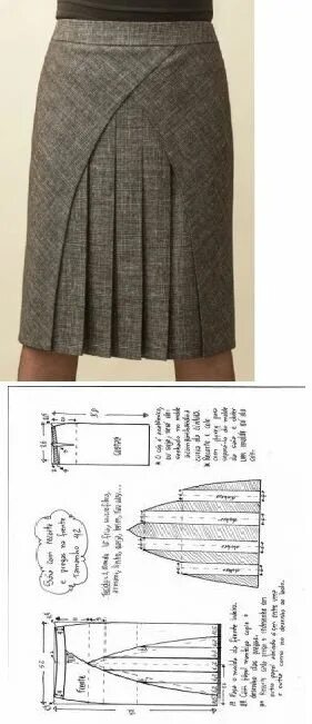 Простейшая выкройка юбки для полных sew skirt... ♥ Deniz ♥ Одежда, Пошив женской одежды, Узоры для юбки