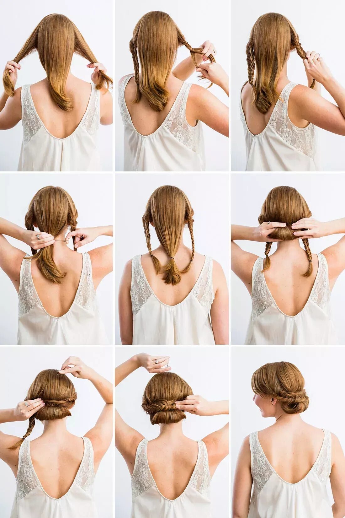 Просто и легко сделать прическу 3 Timeless Bridal Updos You Can Actually DIY Frisuren, Frisur hochgesteckt, Eleg