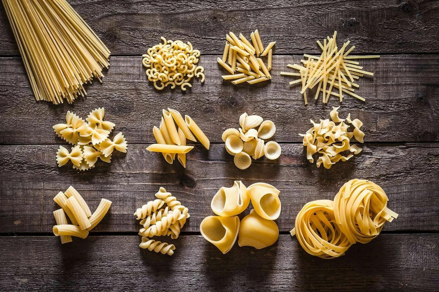 Просто макароны фото There are SO Many More Types of Pasta Than Spaghetti Pasta shapes, Italian pasta