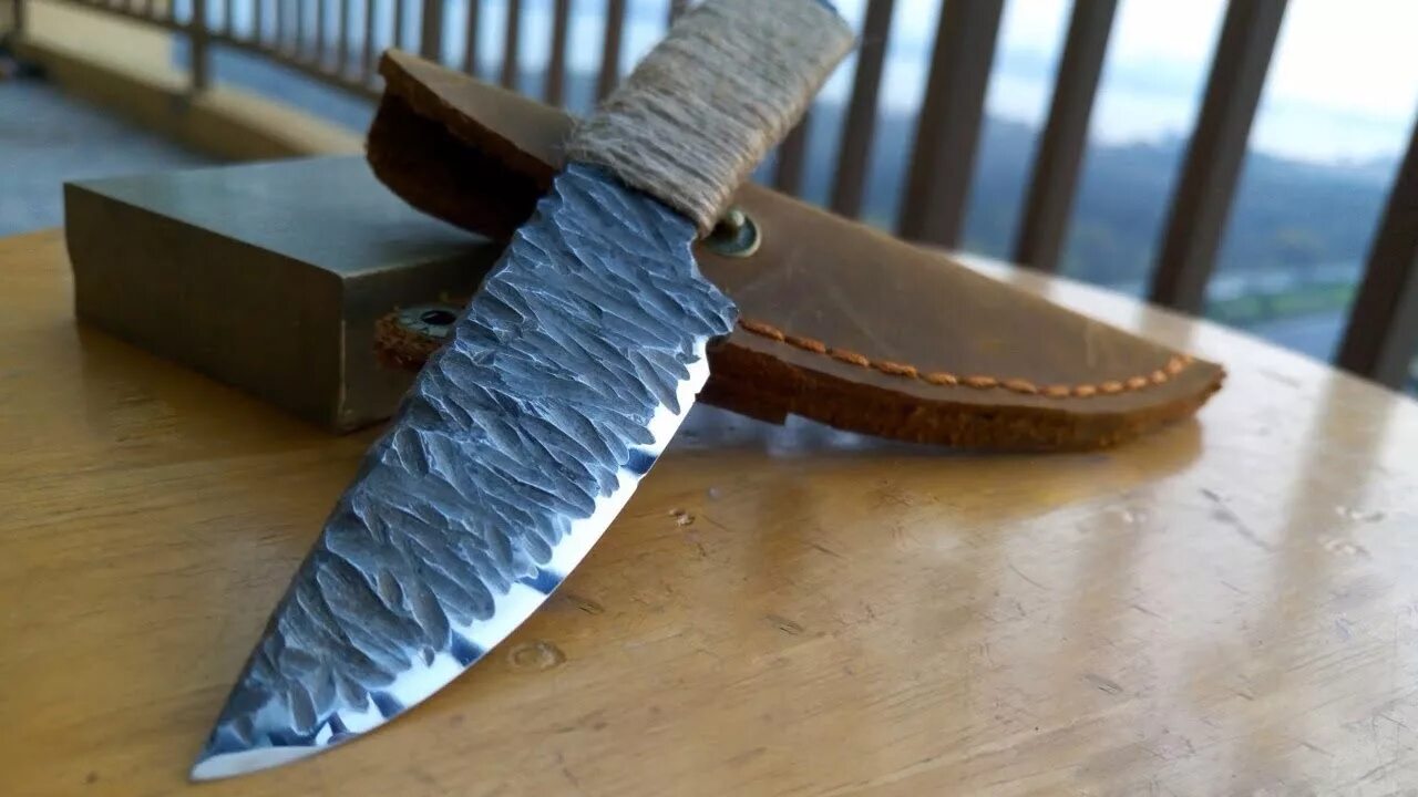 Просто нож фото Handmade My First Knife Using Common Tools - YouTube