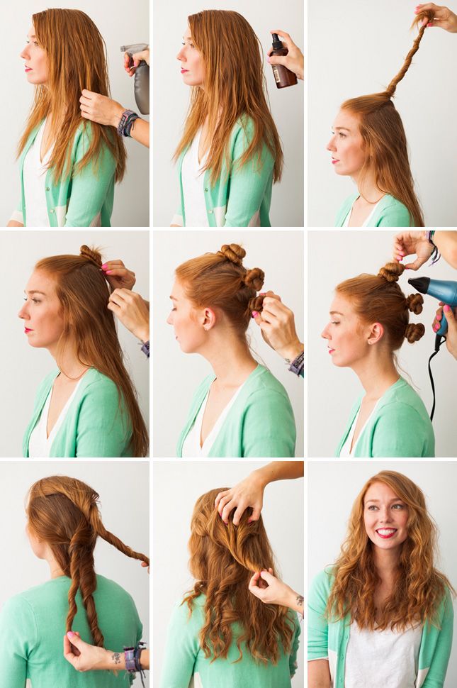 Просто волосы фото в домашних условиях Hair Hacks: 3 Foolproof Ways to Make Waves Long hair styles, Hair styles, Beauty