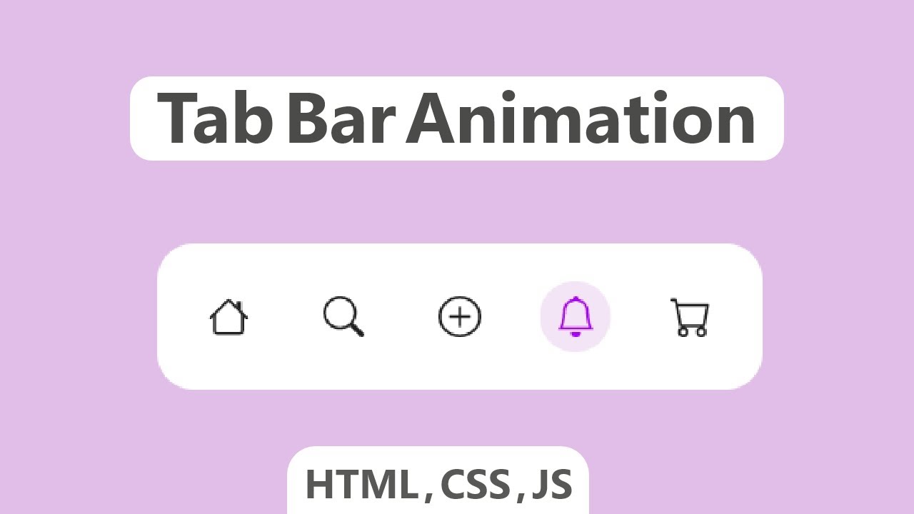 Просто вставь фото Best Tab Bar Animation in HTML CSS & JS Phone Navigation Bar Tab bar Navigation 