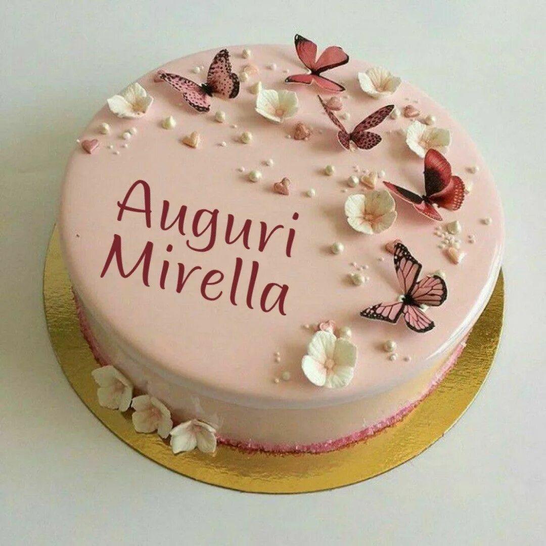 Простое оформление торта для женщины Auguri Mirella Butterfly birthday cakes, Cake designs birthday, Pretty birthday 