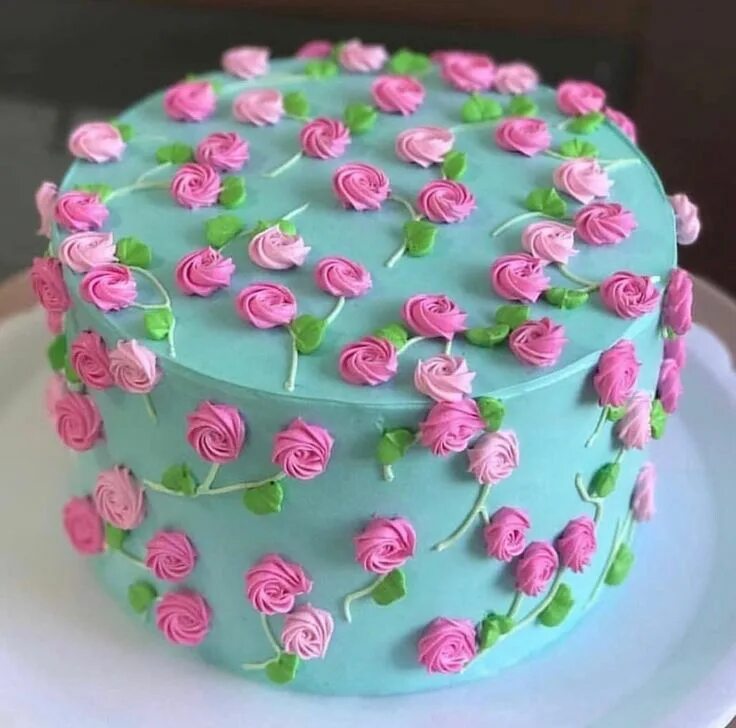 Простое оформление торта на день рождения женщине Pin on Картинка торта Creative cake decorating, Cake, Cake decorating designs