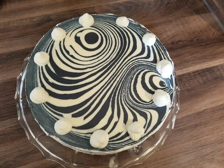 Простое оформление торта зебра Zebra - Torte von Wuschel27 Chefkoch Zebra cake, Torte, Cool cake designs