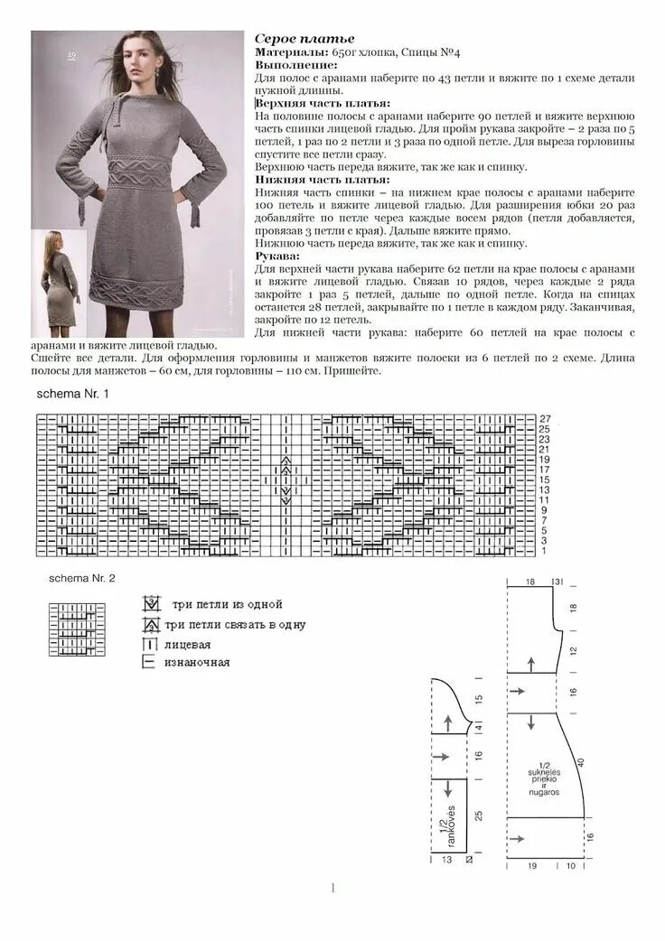 Простое платье спицами схемы красивое вязаное платье спицами со схемами для женщины: 11 тыс изображений найде