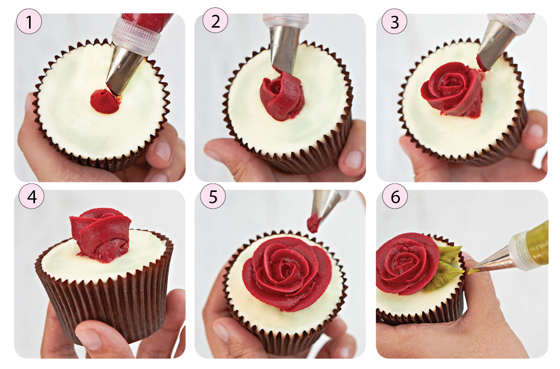 Простой декор для торта для начинающих Buttercream rose cupcakes #cakepiping Creative cake decorating, Cake decorating,