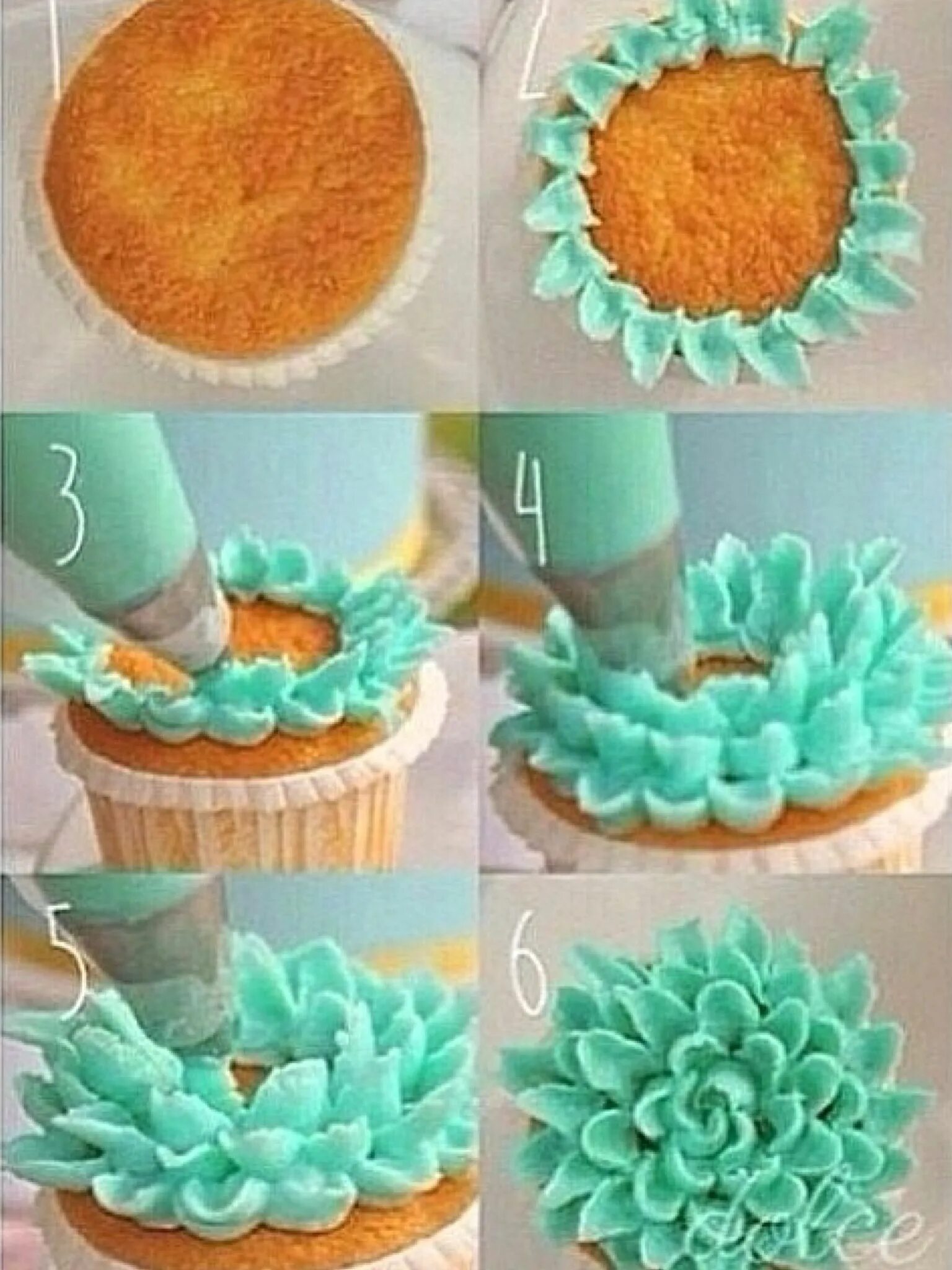 Простой декор торта кремом Pin on Cupcake frosting