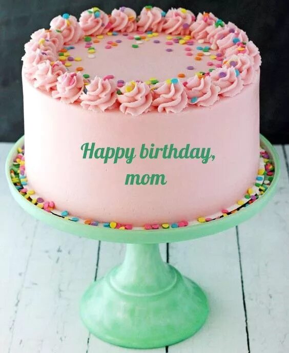 Простой декор торта на день рождения девочке Pinterest Beautiful birthday cakes, Birthday cake with flowers, Birthday cake wr