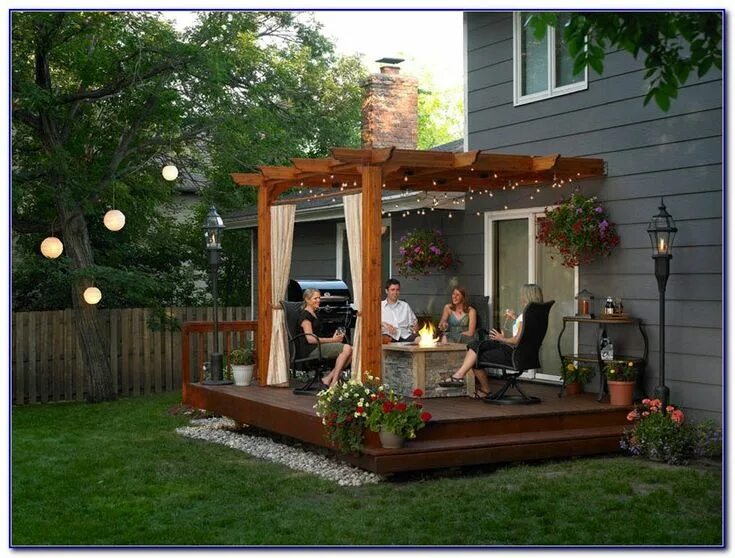 Простой дизайн дачи своими руками Pergola Ideas For Small Patios - Patios : Home Design Ideas #Qekp3qoY0a Беседка 