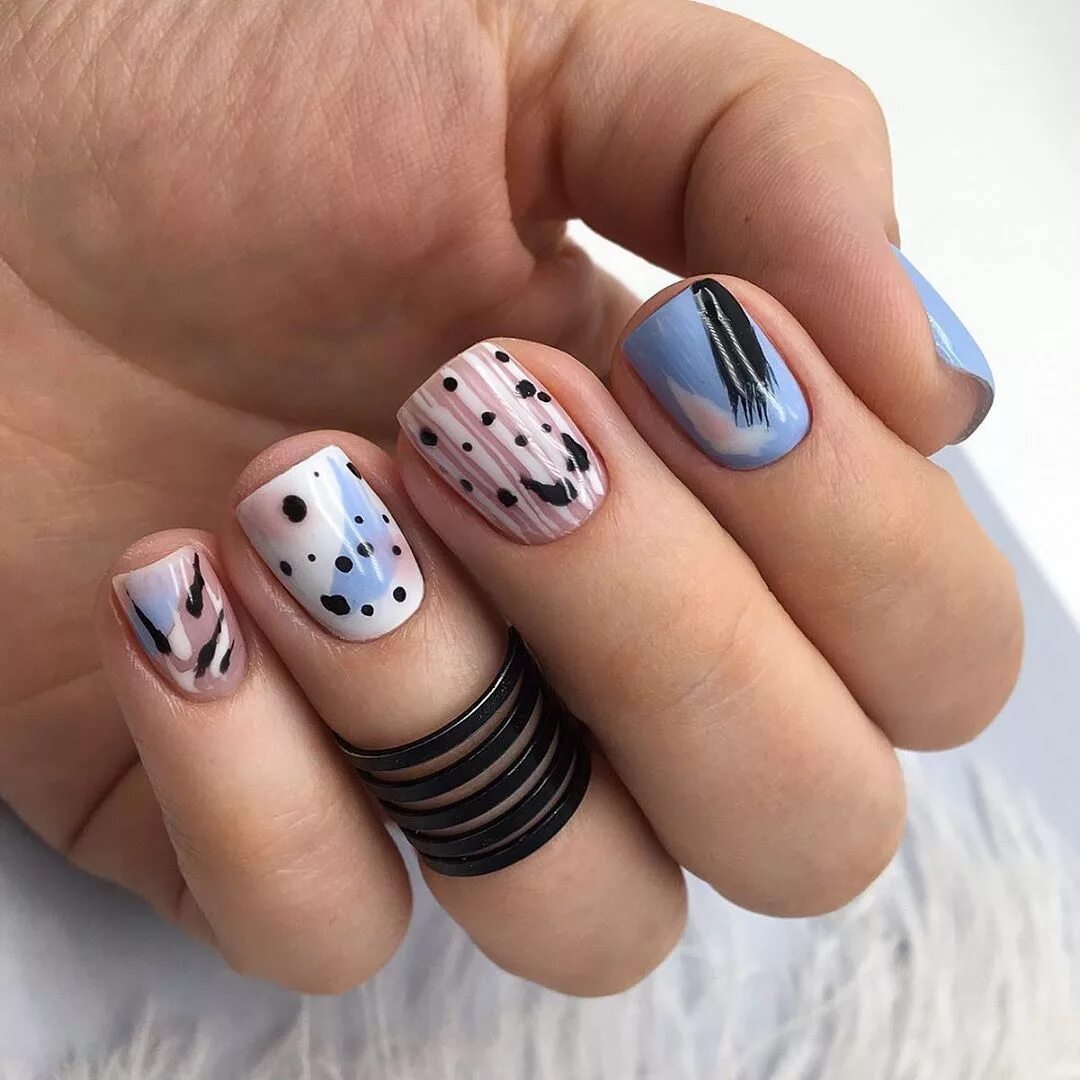 Простой дизайн ногтей фото Pin on Квадратные ногти Short nails, Stylish nails, Perfect nails