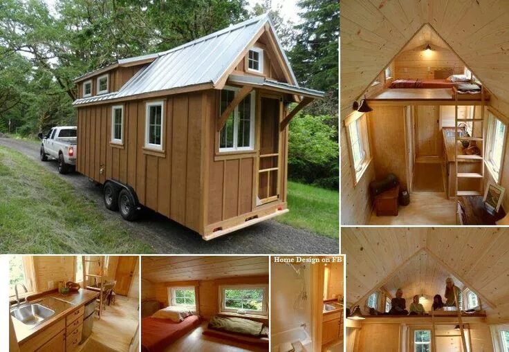 Простой дом своими руками фото Ynez Tiny House on Wheels by Oregon Cottage Company Tiny house swoon, Tiny house