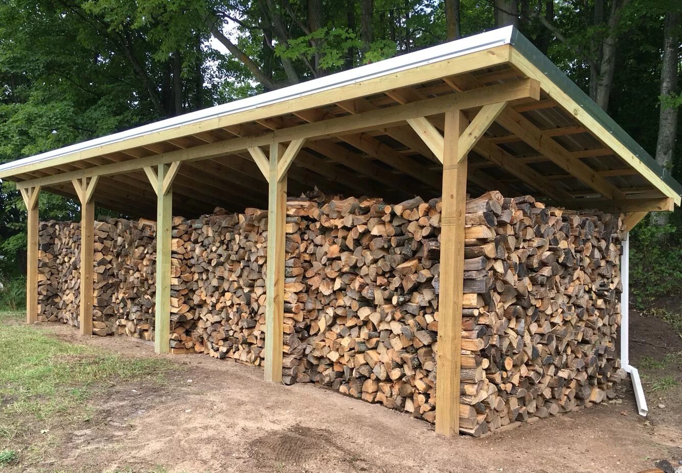 Простой дровник для дачи своими руками This guy is set for a while.. in 2024 Wood storage sheds, Firewood shed, Wood sh