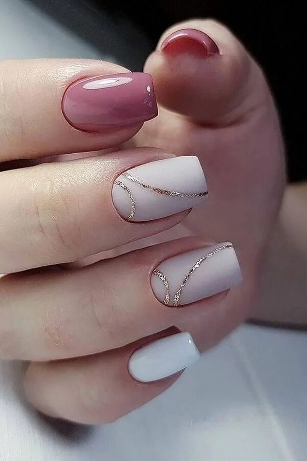 Простой и красивый маникюр 2024 ❤ Top 30 Wedding Nail Art Design Ideas 2024 - Hi Miss Puff Nail art wedding, Nai