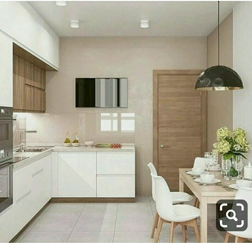 Простой интерьер кухни Pin em Кухни Cozinhas modernas, Decoração cozinha pequena, Decoração cozinha