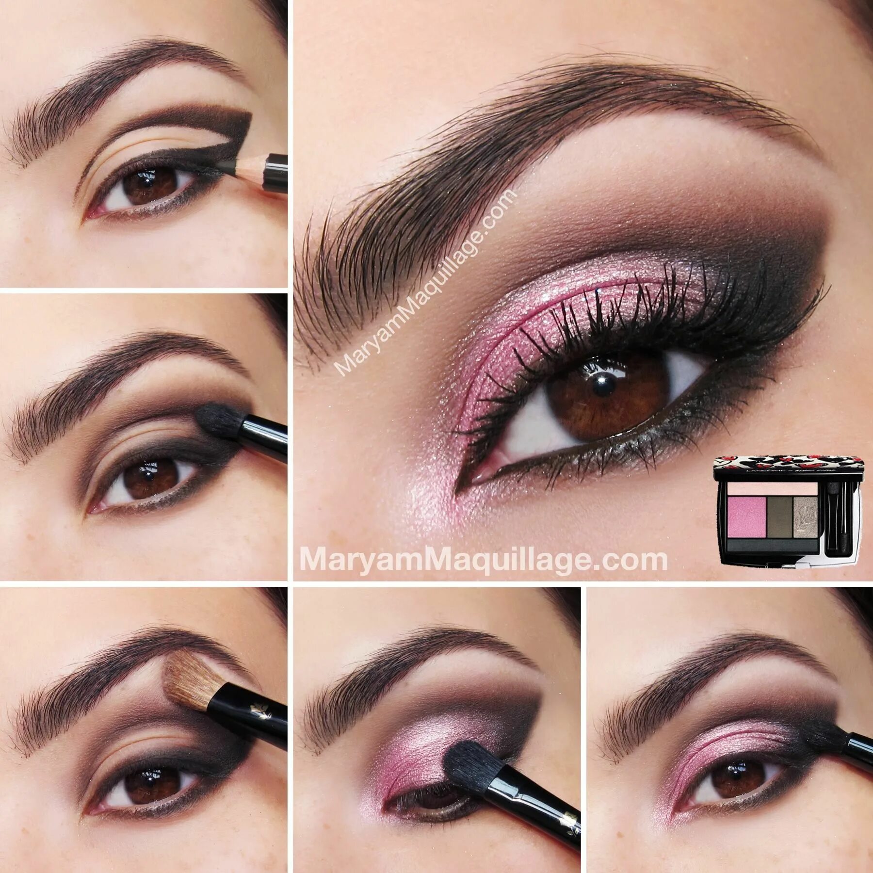 Простой макияж 40+ Amazing Smokey Eyes Makeup Tutorials Pink eye makeup, Smokey eye makeup tuto