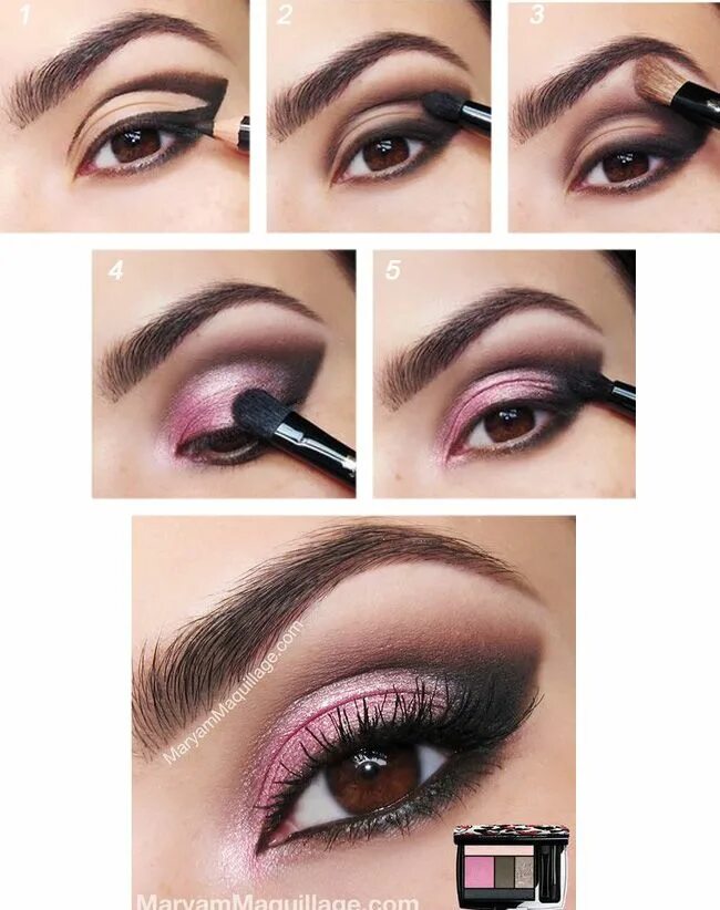 Простой макияж для карих макияж для карих глаз пошагово розовые тени Eye makeup styles, Gold eye makeup t