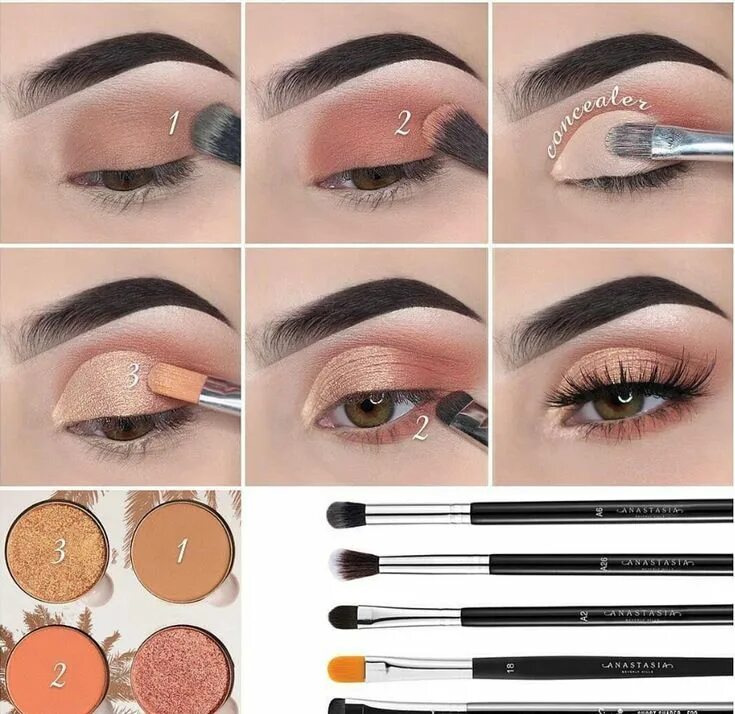 Простой макияж для начинающих пошагово Amazon.com: Make Up For Beginners: Beauty & Personal Care Eye makeup, Natural ey