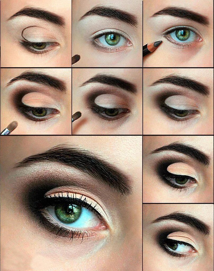 Простой макияж для зеленых глаз legkij makiyaj na vyipusknoj dlya zelenyih glaz 7 Simple eye makeup, Eye makeup 