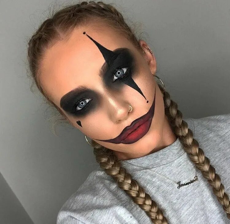 Простой макияж на хэллоуин Pin by Ich on Halloween Halloween makeup easy, Halloween makeup, Halloween makeu