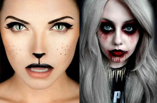 Простой макияж на хэллоуин 13 Spooky Halloween Makeup Ideas - no costume required! Halloween makeup, Hallow
