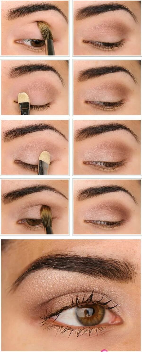 Простой макияж на каждый день пошагово 15 tutos de maquillages pour les yeux que vous allez adorer Lidschatten anleitun