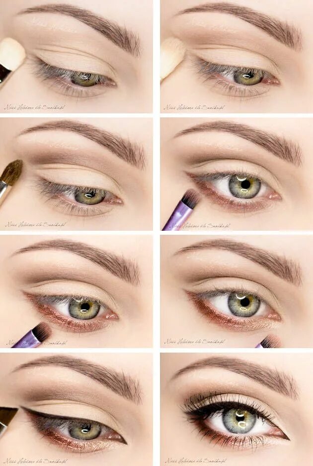 Простой макияж на каждый день пошагово Makijaż dzienny jesienny Maquiagem olhos, Coisas de maquiagem, Tutorial de maqui