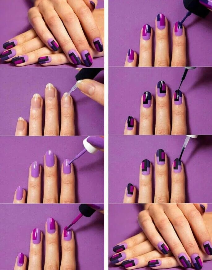 Простой маникюр фото Pin by Емма on Ідеї манікюру Nail art tutorial, Nail art, Beautiful nail designs