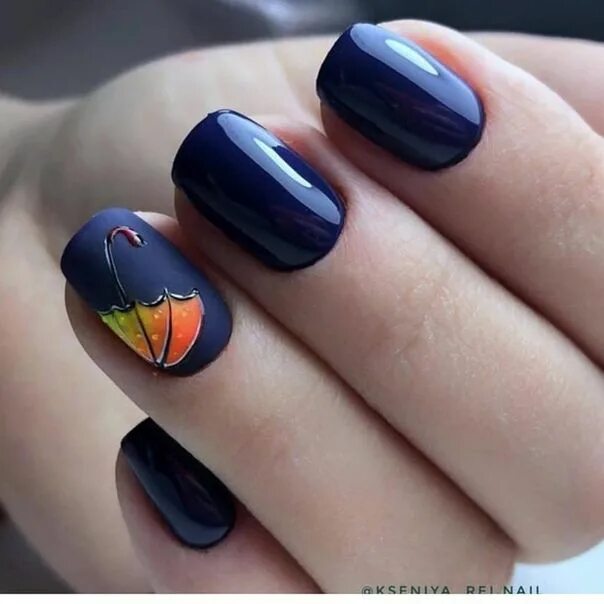 Простой маникюр на короткие ногти 2024 осень Pin on Nail Ideas Fall nail art, Fall nail art designs, Nail art designs