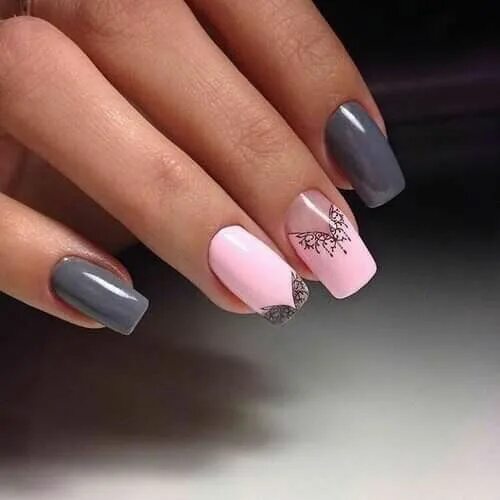 Простой маникюр на квадратные ногти 2024 Pin by rossy araiza on Arte de uñas Nail patterns, Manicure, Nails