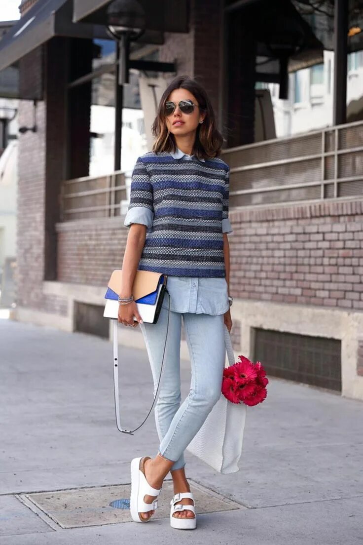 Простой модный образ 50 Looks Primaverales Perfectos Para Copiar Spring trends outfits, Spring outfit