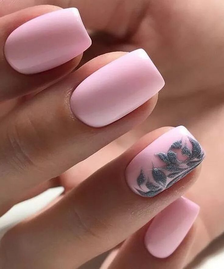 Простой нежный дизайн ногтей Pin by Karen Ygonette on Ongles Pale pink nails, Pink nail art designs, Pink nai