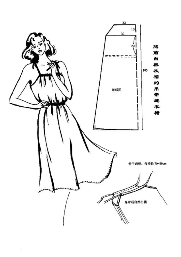 Простой сарафан своими руками без выкройки Летний сарафан Женская выкройка, Выкройки, Сшить платье