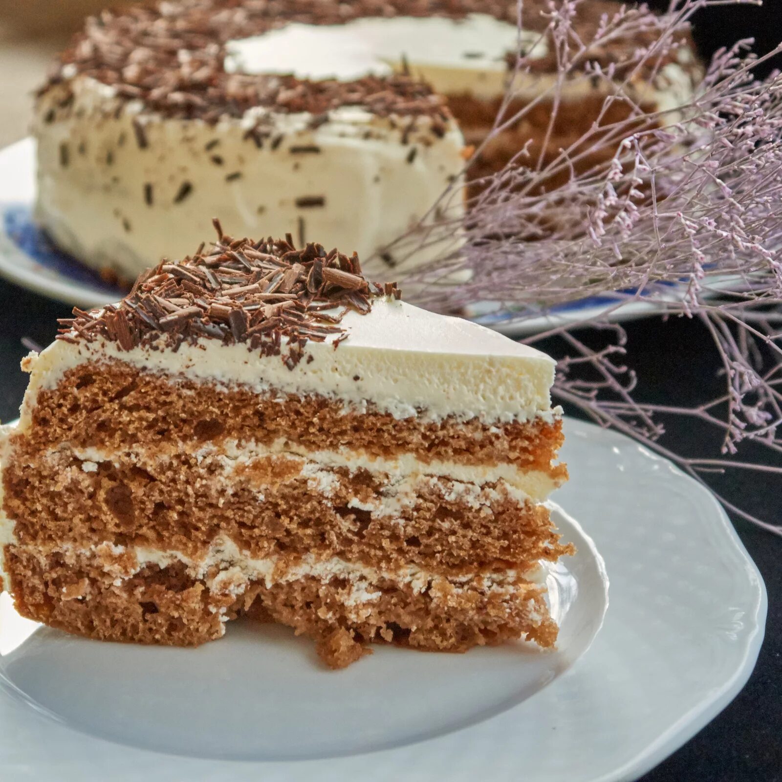 Homemade Cakes: TOP 5 Recipes 1) Chocolate cake with sour cream INGREDIENTS: For