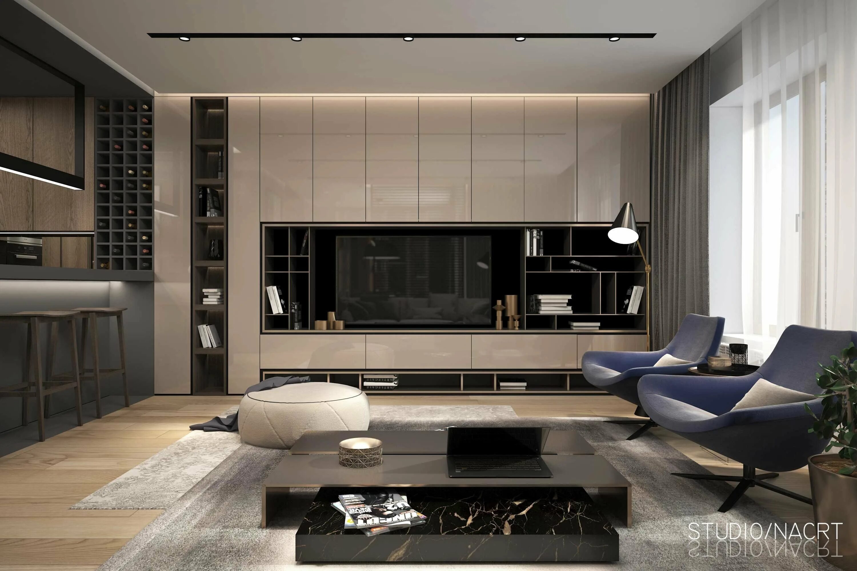 Простой современный стиль интерьера Ideal design interior - 63 photo