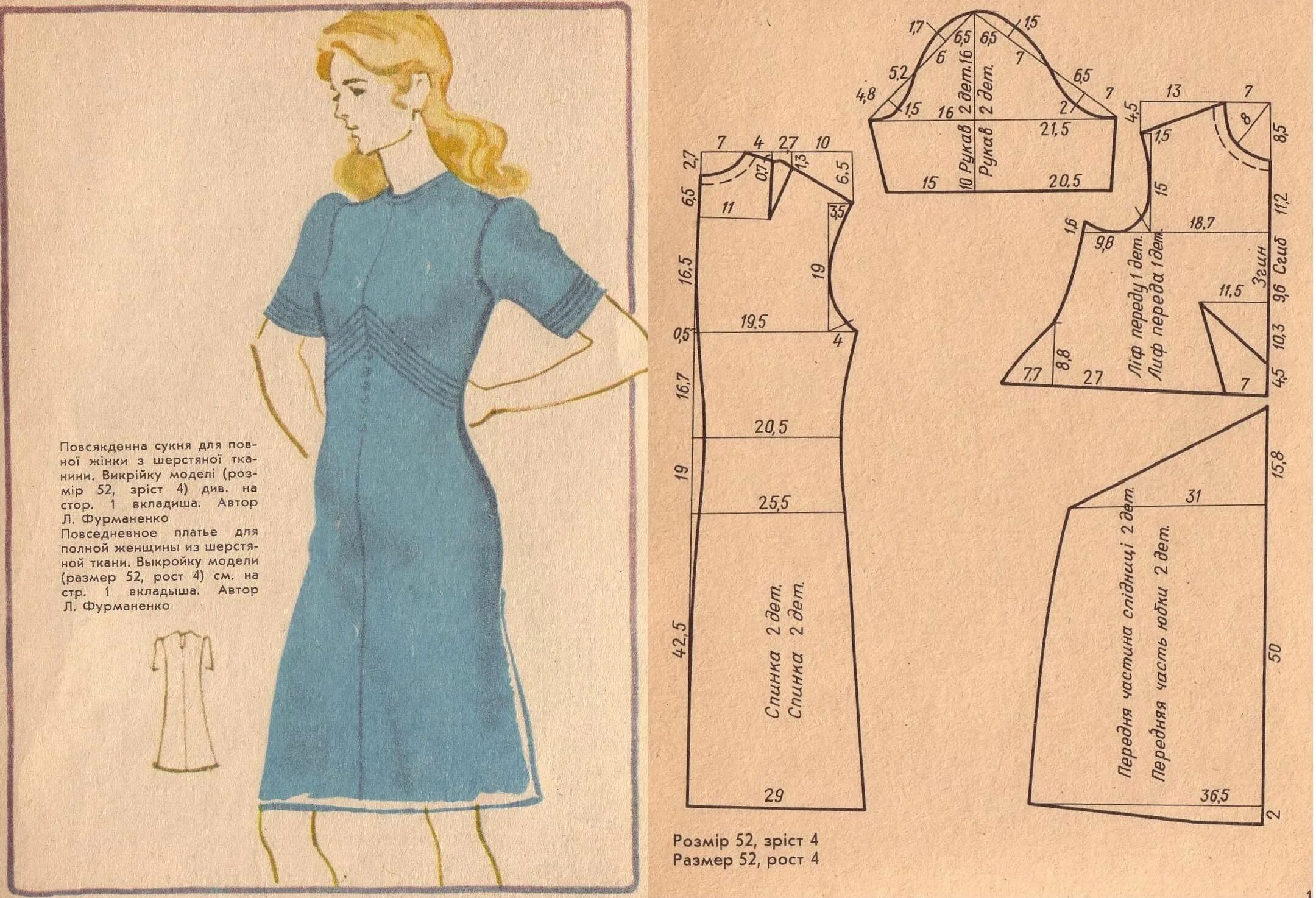 Простой способ выкройки платья Pin on Выкройки 70-х г. Dress sewing patterns, Clothing patterns, Skirt patterns