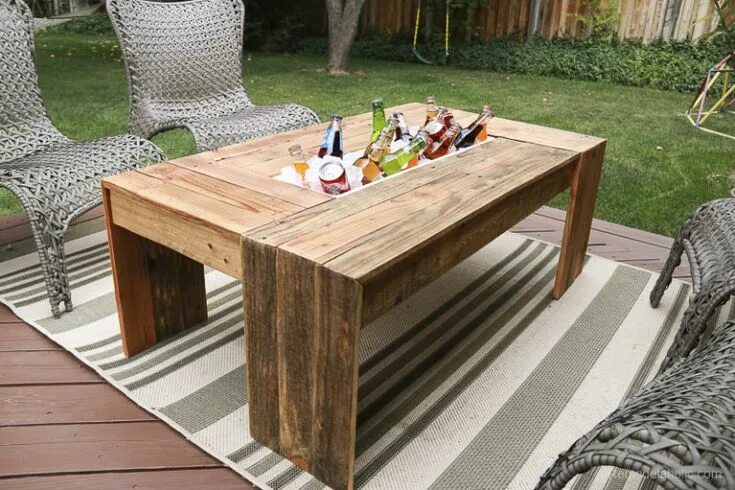 Простой стол своими руками фото 30 Awesome DIY Pallet Projects with Tutorials Diy outdoor table, Wood pallets, C