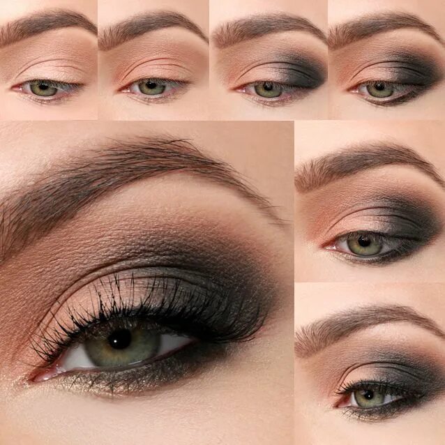 Простой вечерний макияж для начинающих пошагово фото Lulus How-To: Sultry Smokey Eye Makeup Tutorial - Lulus.com Fashion Blog Smokey 