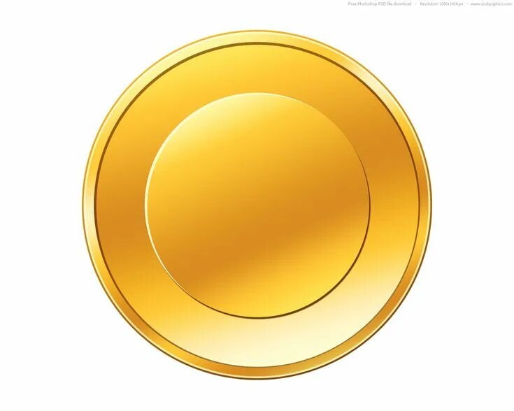 Простой зал фото PSD gold coin icon PSDGraphics Coin icon, Gold coins, Money icons