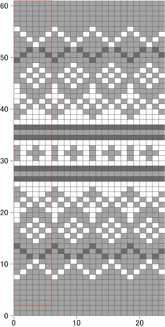 Простой жаккард для носков спицами схемы www.geocities.jp patternstock pattarn feaile ps0019p.gif Fair isle knitting patt