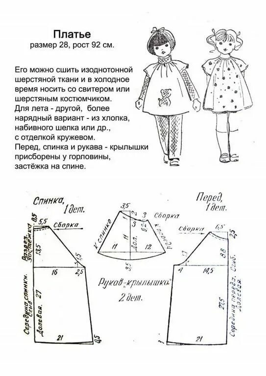 Простые детские выкройки выкройки платьев для девочек: 14 тыс изображений найдено в Яндекс.Картинках Обра