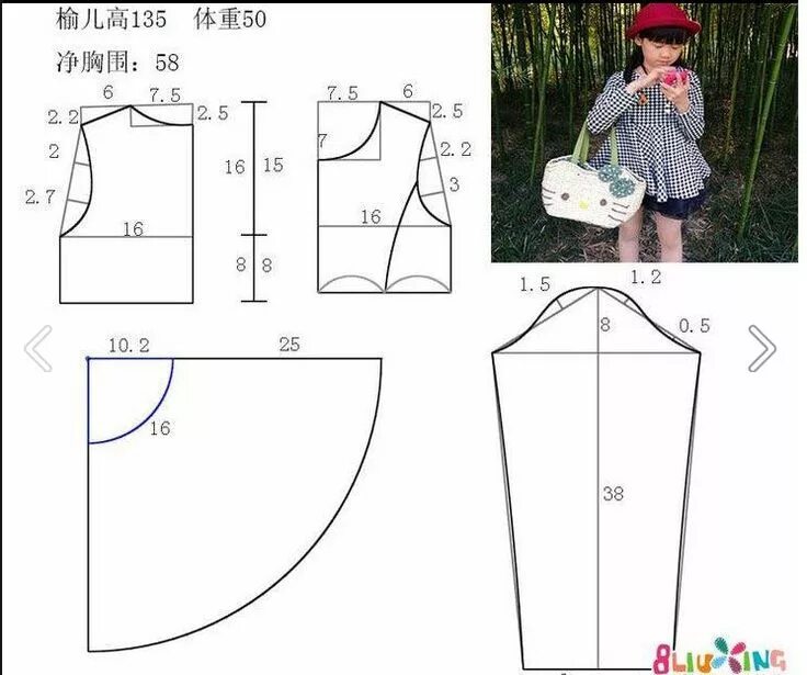 Простые детские выкройки своими руками Moldes Baby sewing patterns, Baby dress patterns, Kids dress patterns