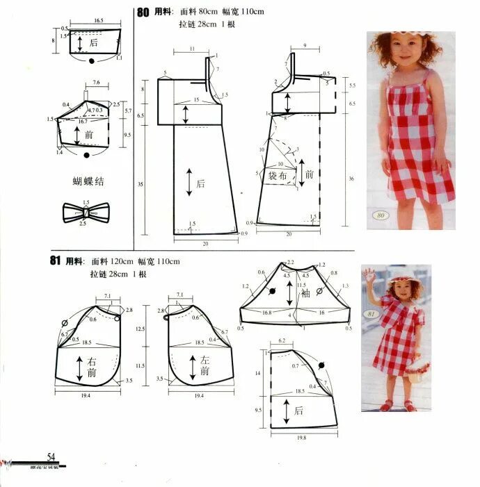 Простые детские выкройки своими руками http://blog.sina.com.cn/s/blog_9e794f4d0101bfix.html Узоры для платьев для малыш