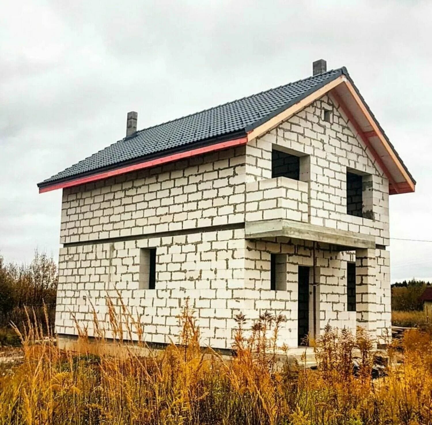 Простые дома из пеноблоков проекты фото Строительство дома из бруса в Калуге - Строительство домов и коттеджей - Ремонт 