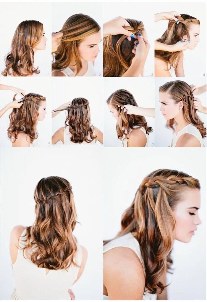 Простые домашние прически на средние волосы En quête d'un tuto coiffure simple et originale ? En voici plusieurs Diy hairsty