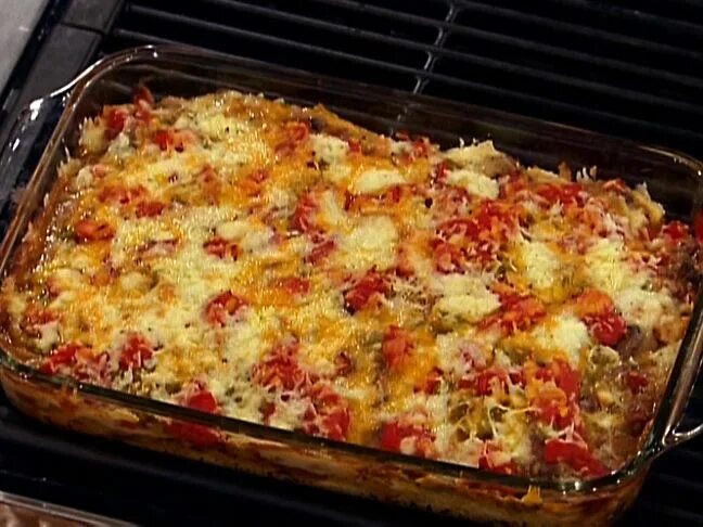 Простые фото рецепты в духовке Cowboy Chicken Casserole from FoodNetwork.com Eten recepten, Lekker eten, Mexica