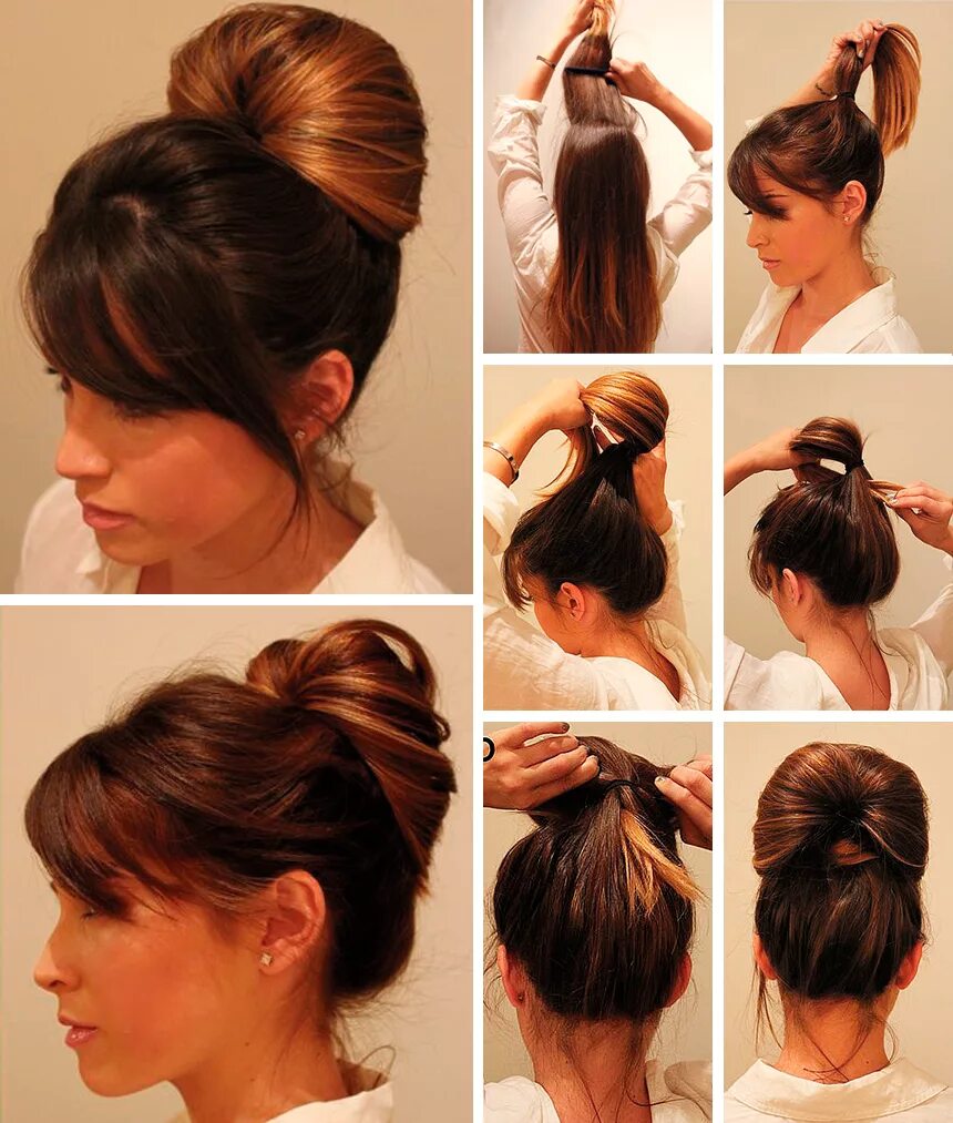 half up half down hairstyles for long thick hair - Google Search Frisure, Opsat 