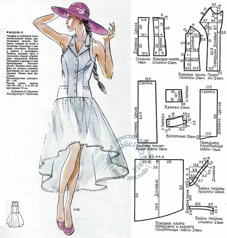 Простые и стильные платья выкройки Wall VK Dress sewing patterns, Skirt patterns sewing, Sewing pattern design