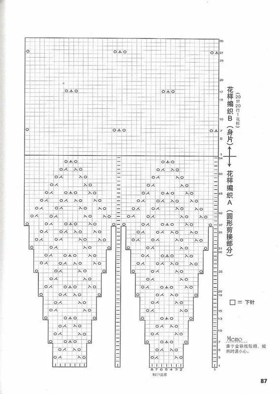 Простые кокетки спицами схемы Height and Width of Two Buildings