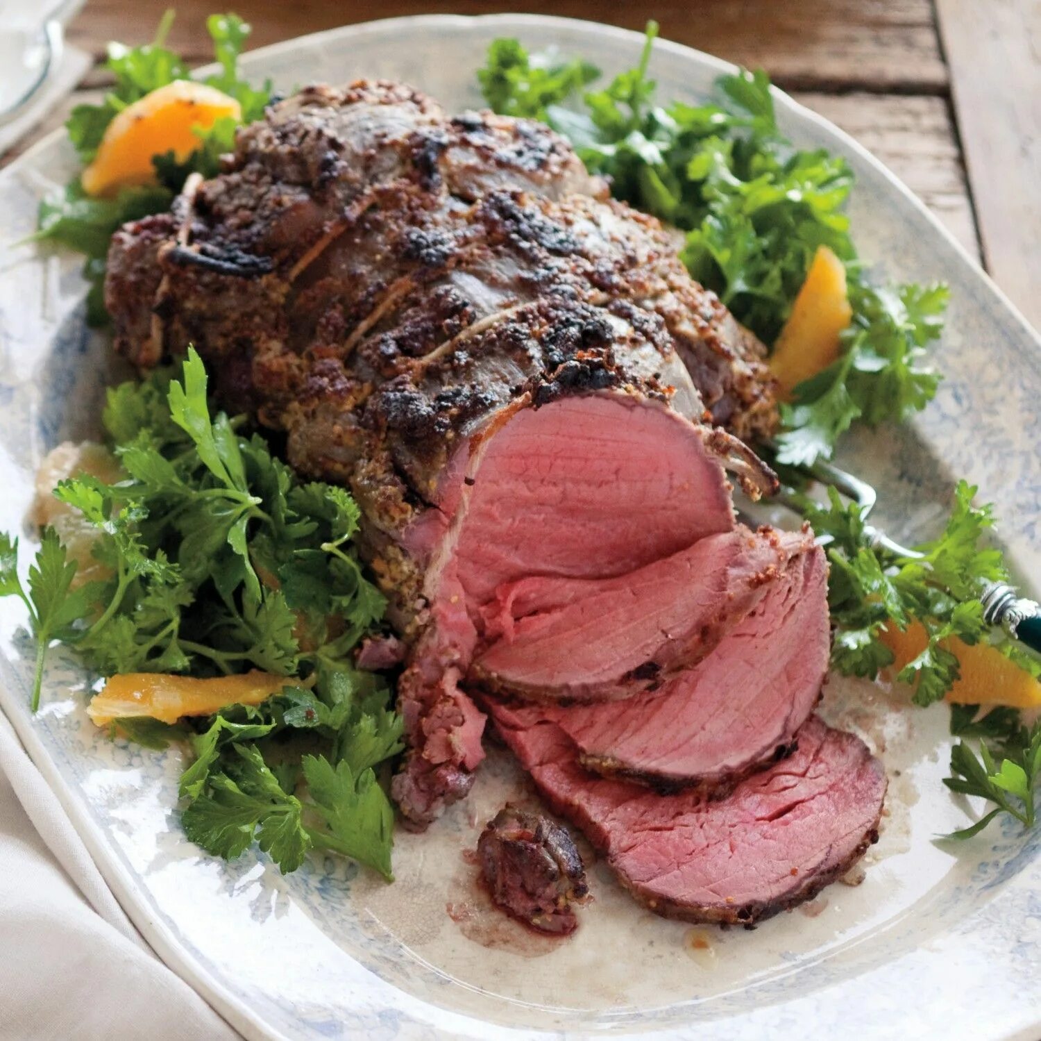 Простые мясные блюда с фото Mustard-Roasted Beef Tenderloin Recipe Beef tenderloin, Creamy mustard sauce, Te